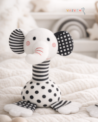 Sonajero blanco y negro